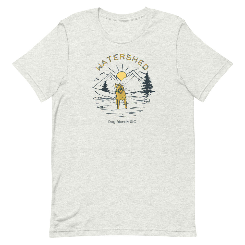 Soft White Utah Watershed T-Shirt