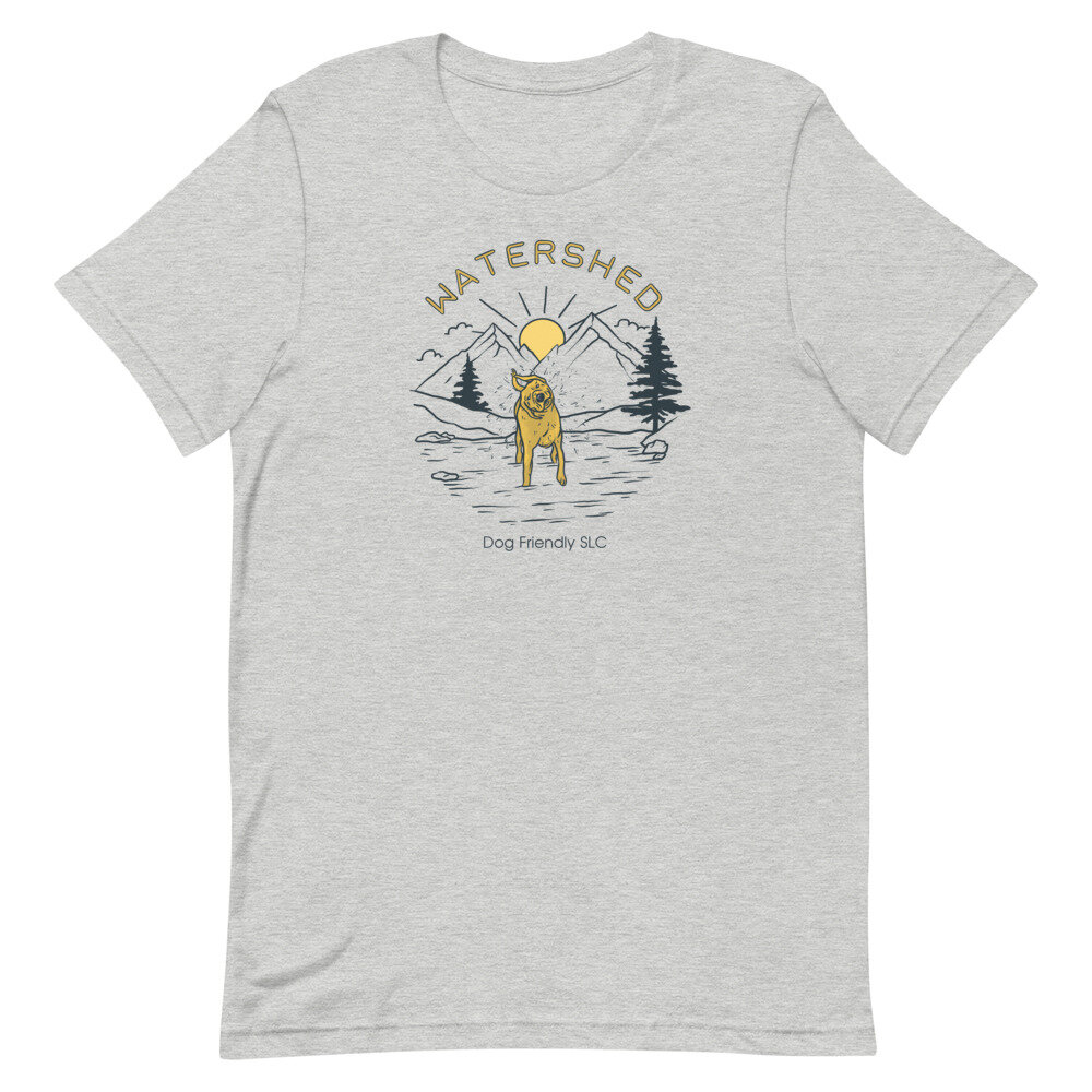 Light Gray Utah Watershed T-Shirt