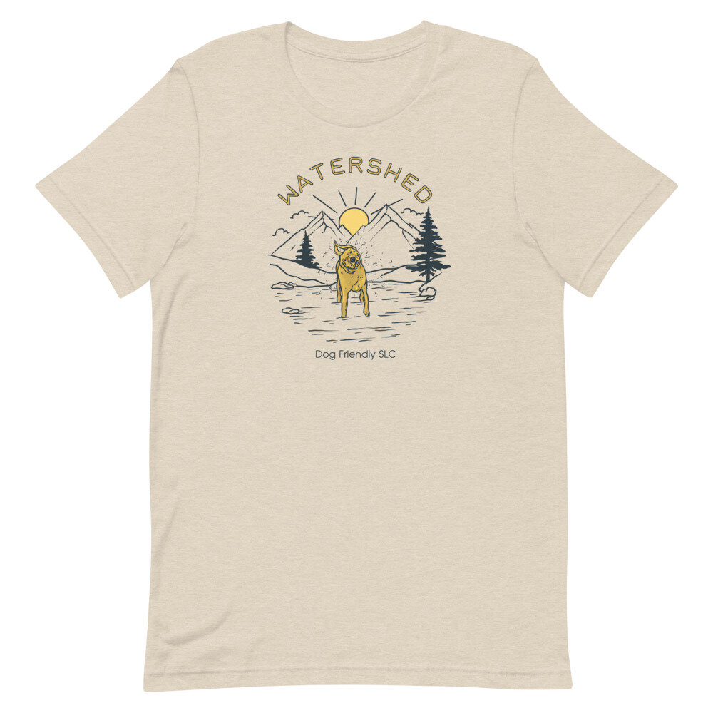 Soft beige Utah Watershed T-Shirt
