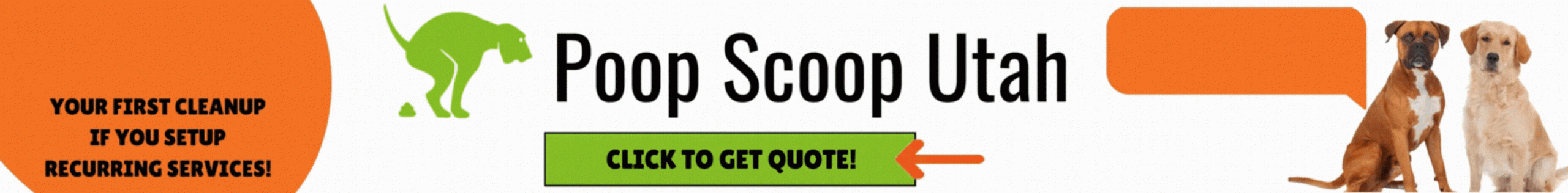 Poop Scoop Utah Web Banner